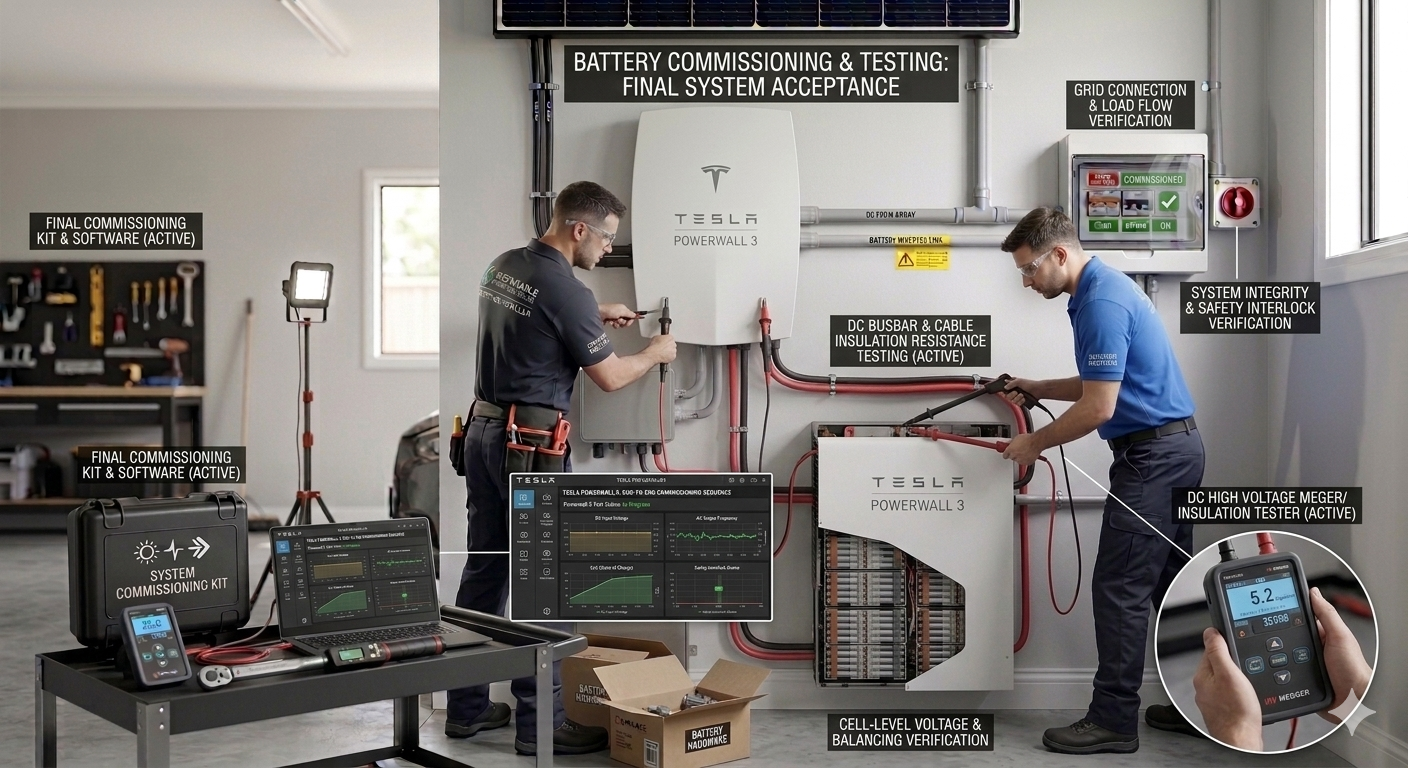 Battery Commissioning and testing - Calpacific Power